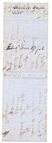 1856 Vendue List - William McQuiston, Beaver Co., PA