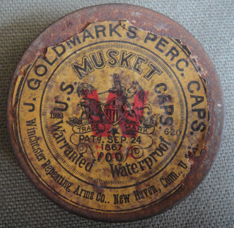J. Goldmark's Percussion Caps, U.S. Musket caps, Winchester Repeating Arms