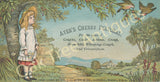 Victorian Trade Card - Ayer's Cherry Pectoral - Medicine - Girl with farm