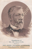 Victorian Trade Card - H. H. Smith Dry Goods - Columbiana, Ohio