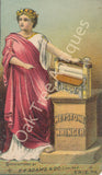 Victorian Trade Card - Keystone Wringer - F.F. Adams & Co. Erie, Pa - J.F. McDonald