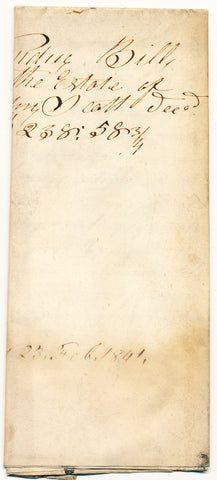 1841 Vendue List - John Scott, Beaver Co., PA