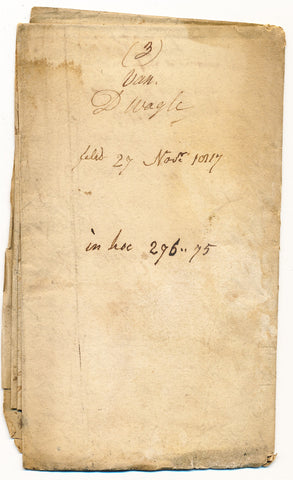 1817 Vendue List (part) - Daniel Wagle, Beaver Co., PA